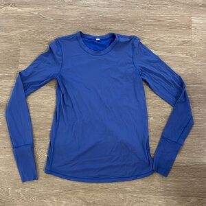 Lululemon long sleeve blue top